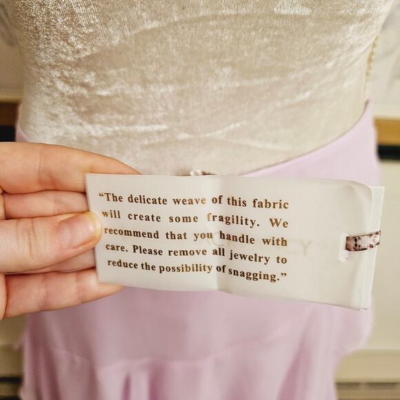 NWT Loveshackfancy Dasher Skirt Soft Iris Pink Ruffle Asymmetric $475 Sz 6 - Picture 9 of 11